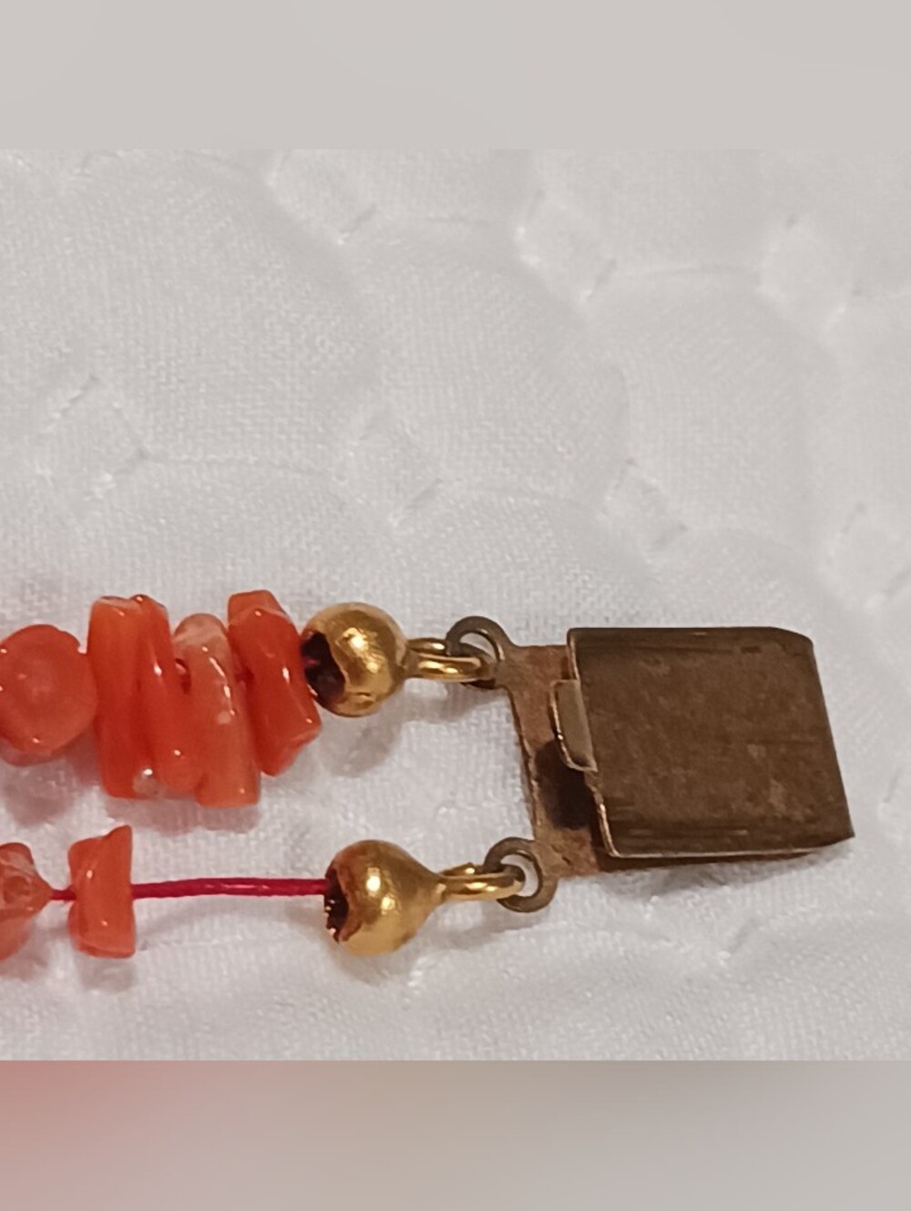 Vintage Giuliano Fratti Milan Branch Coral Layered 2-Strand Choker Necklace - Picture 15 of 15